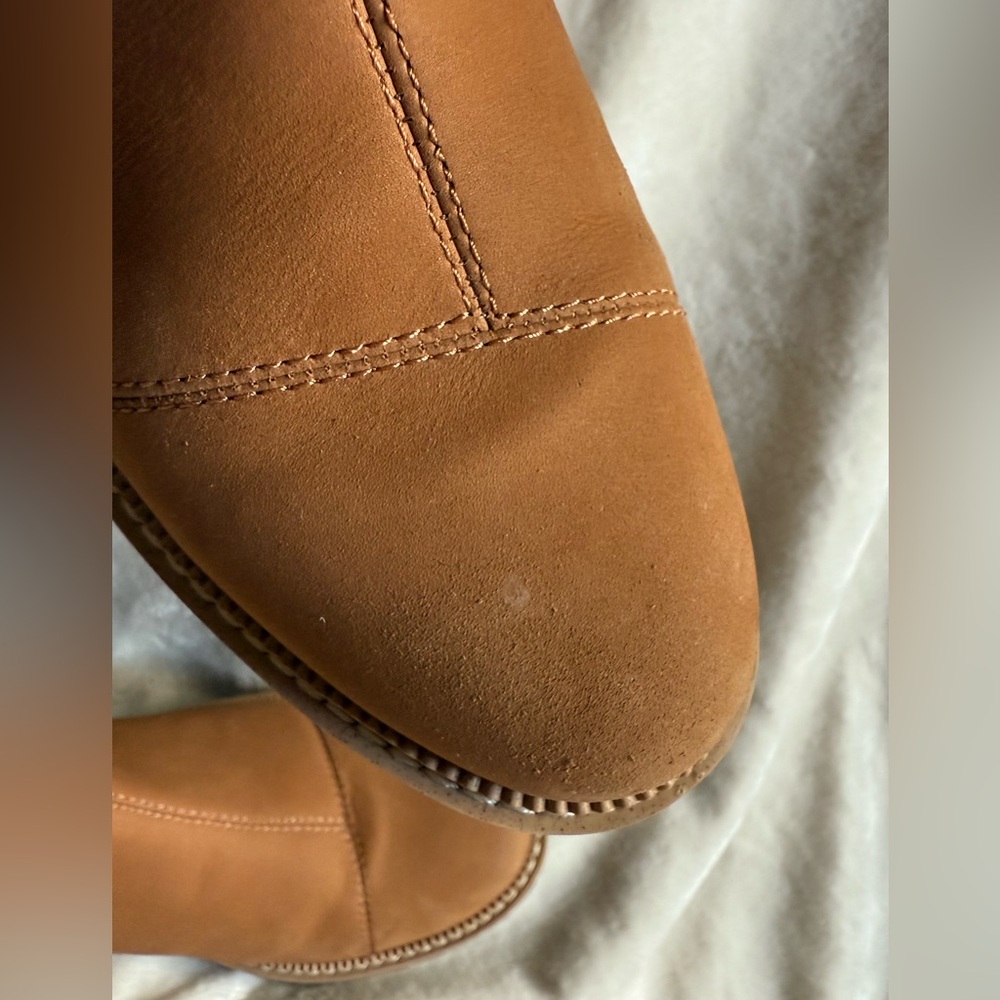 TOMS Women’s Dakota Water-Resistant Leather Chelsea Boots | Size 7.5 | Tan - Picture 6 of 8